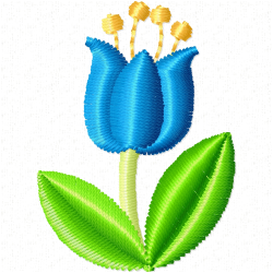 Flowers And Tree Embroidery Design 1 Flowers And Tree Embroidery Design 1